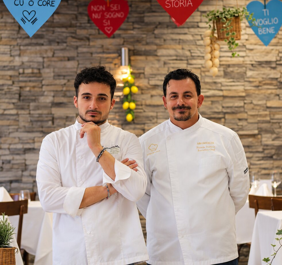 Ivano Picardi und Mattia Davino, Chefköche der Cantina Picavino